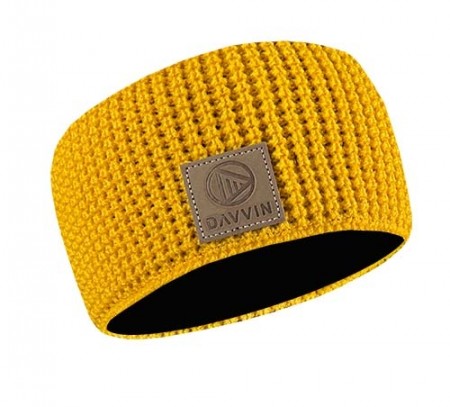 Laslettind Headband Knit Yellow