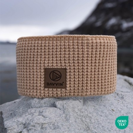 Laslettind Headband Knit Beige