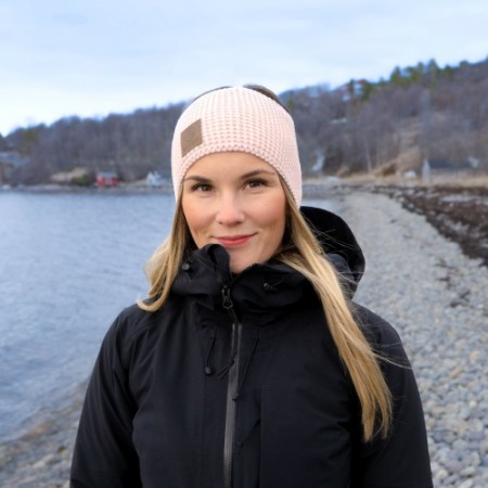 Laslettind Headband Knit Light Rose