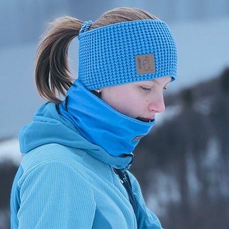 Headband Knit Blue  