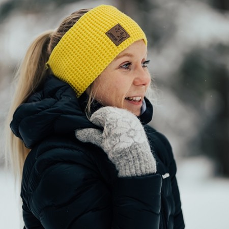 Headband Knit Yellow